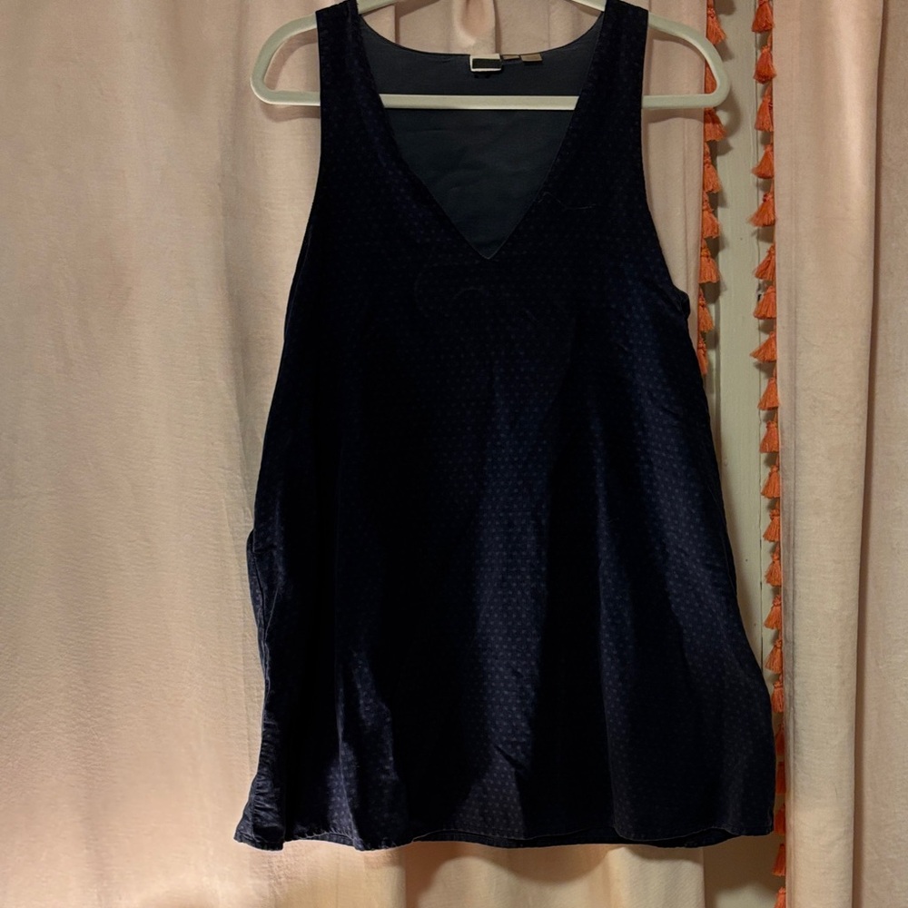 Beachy Navy Sleeveless dress
